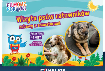 Filmowy Poranek z żywymi psami i animowanymi kotami – Kino Helios przy Powstańców Warszawy