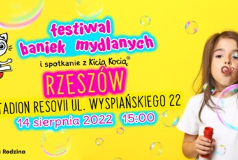 Festiwal Baniek Mydlanych w Rzeszowie